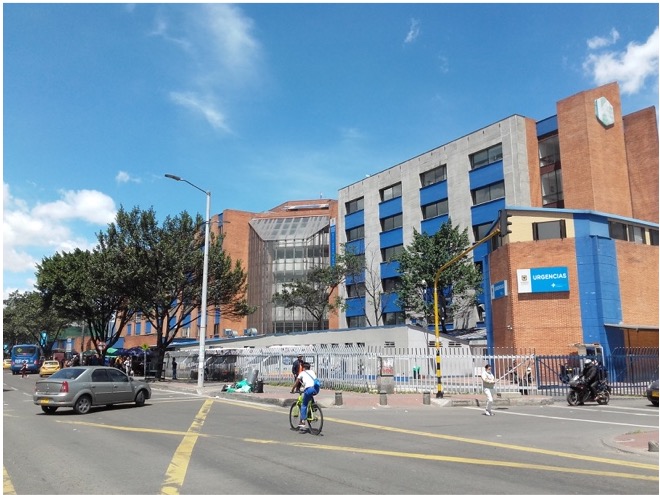 Fachada del Hospital de Kennedy