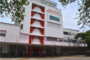 Fachada del Hospital Universitario Moncaleano de Neiva